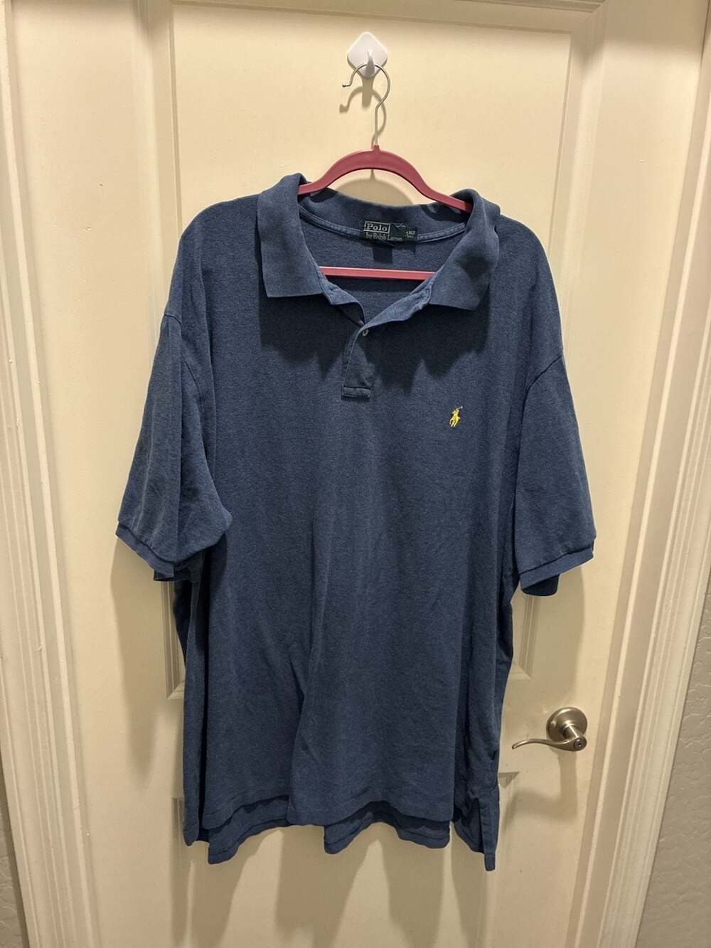 Polo Ralph Lauren Polo Shirt Size 4XLT Blue Cotton